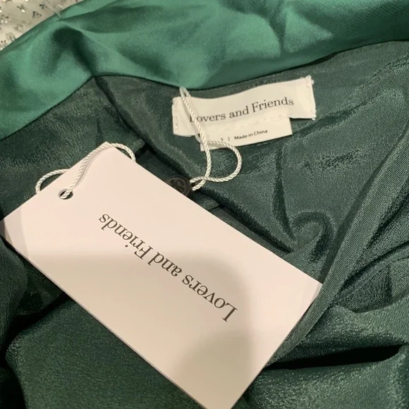 REVOLVE Lovers and Friends Boa Mini Dress in Green Size XS